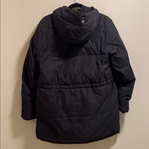 Abercrombie & Fitch Black Parka Coat - Picture 5 of 8
